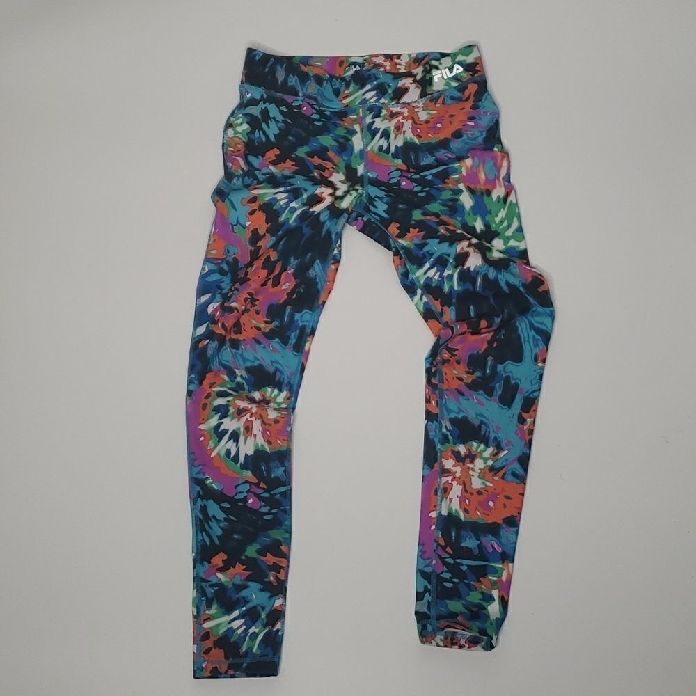 FILA Tie Dye performance leggins athletic workout pants